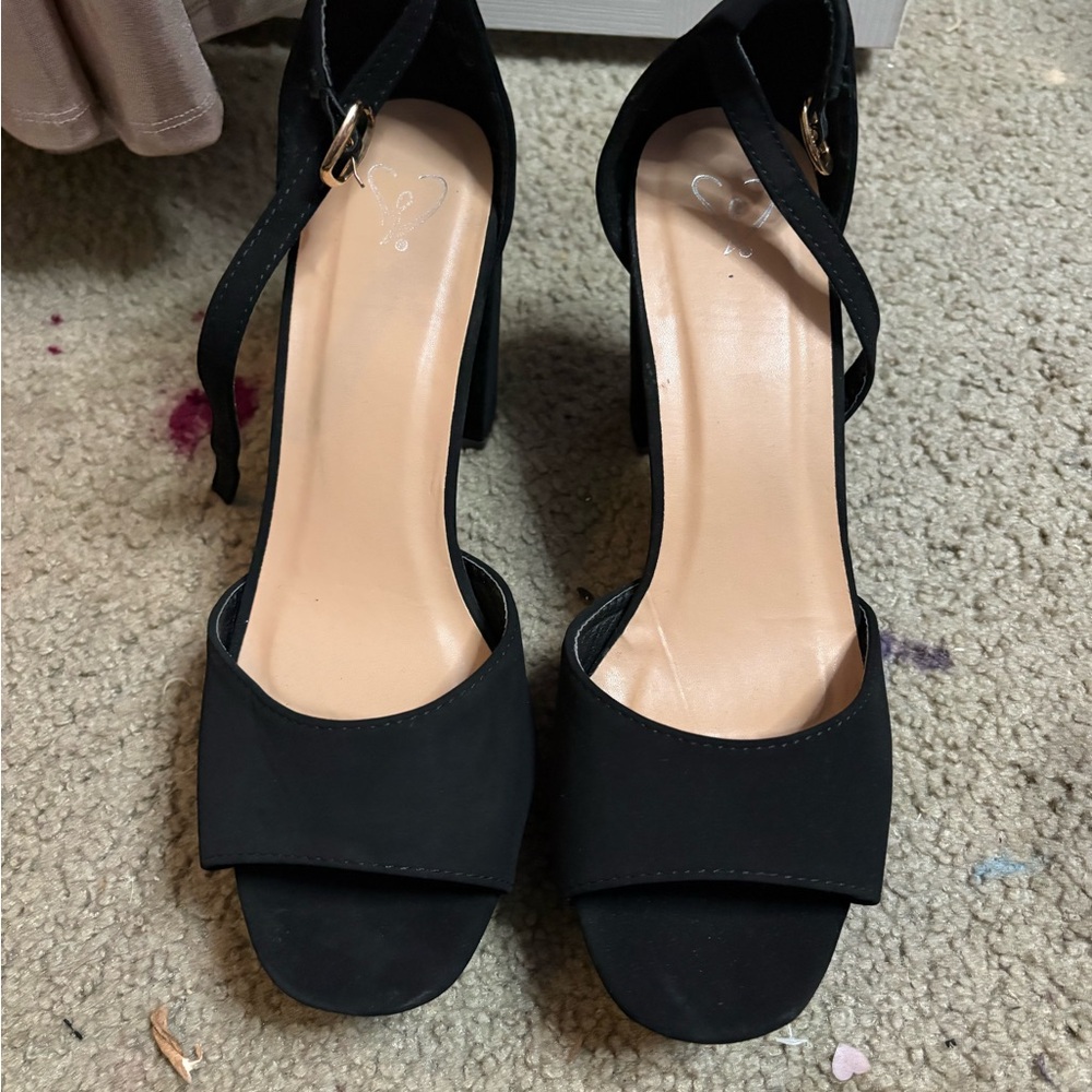 Elegant Black Women's Heels